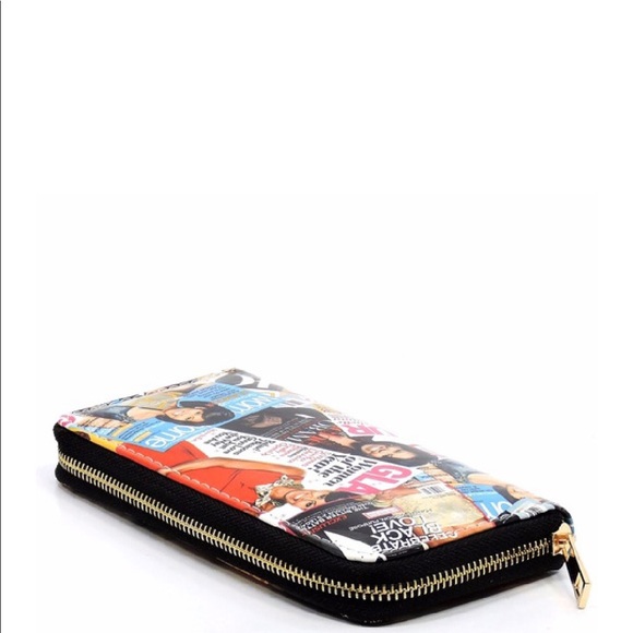 ☘️HP☘️Michelle Obama wallet/Wristlet zipper(vegan) - Picture 2 of 5